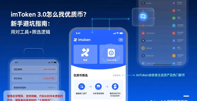 imToken 3.0钱包DApp板块筛选项目要点_imToken 3.0新手筛选优质加密资产方法_如何在imToken官网下载3.0版本中寻找优质的加密资产？