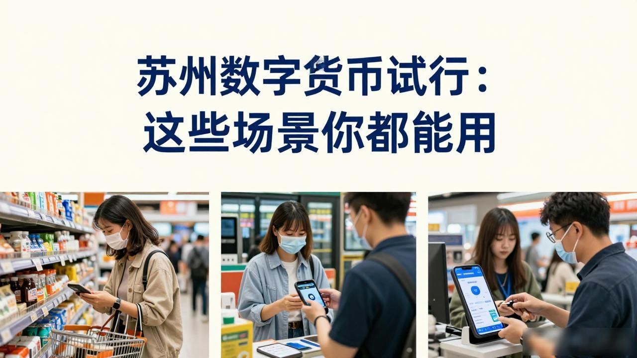 苏州数字货币试行：这些场景你都能用