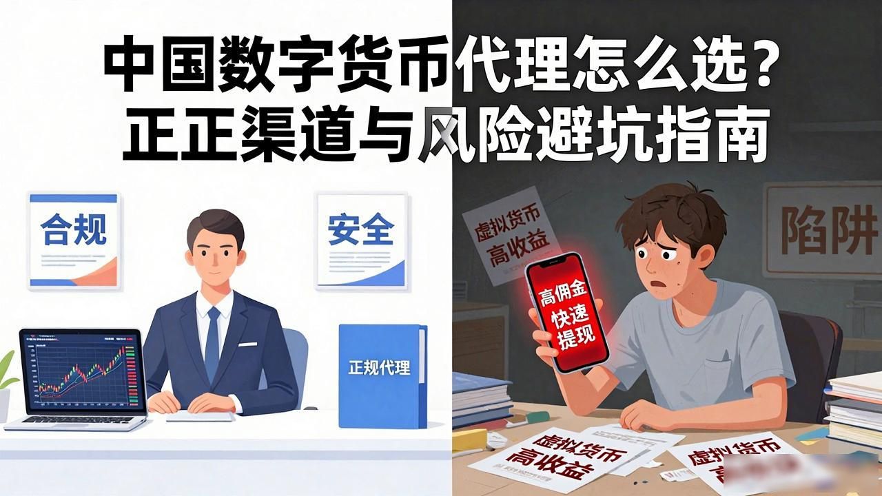 中国数字货币代理怎么选？正规渠道与风险避坑指南