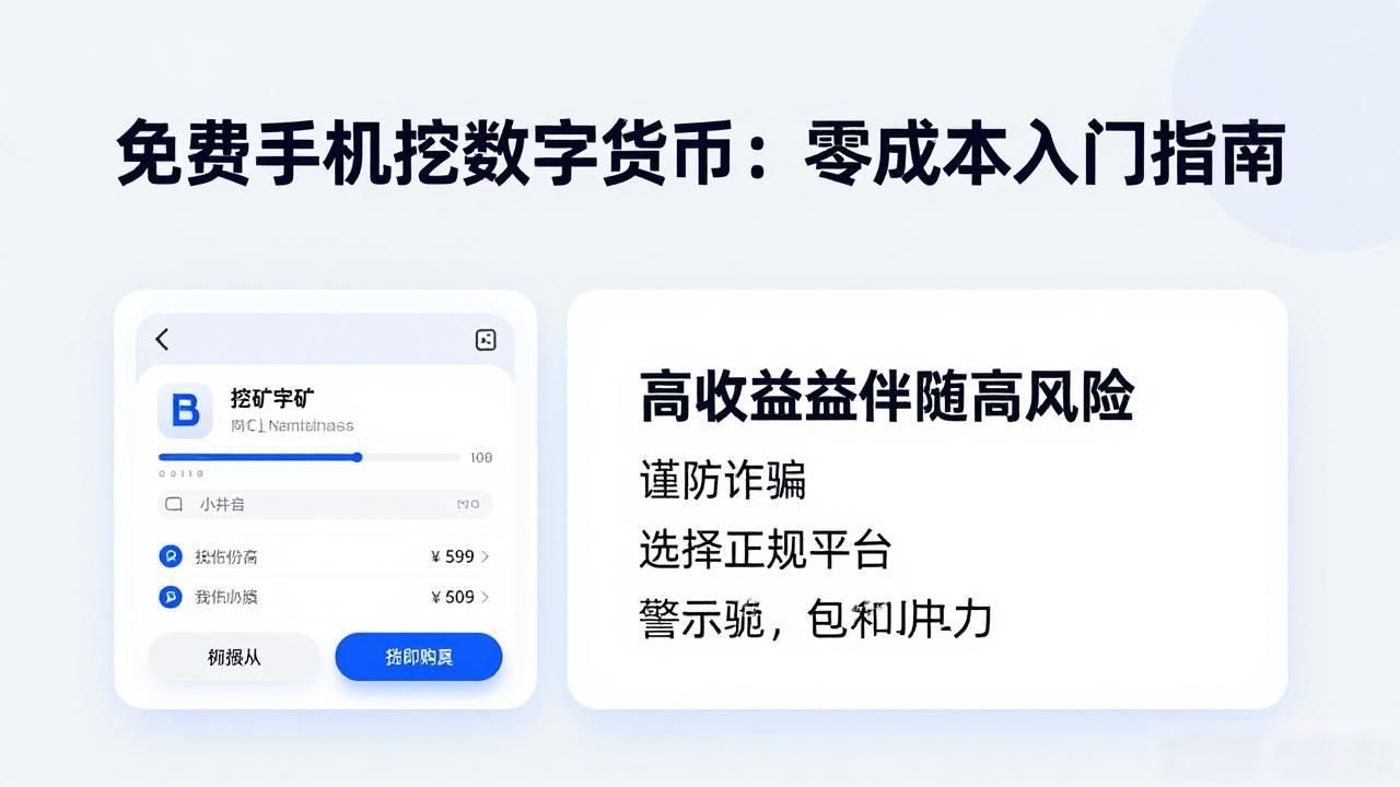 免费手机挖数字货币：零成本入门指南