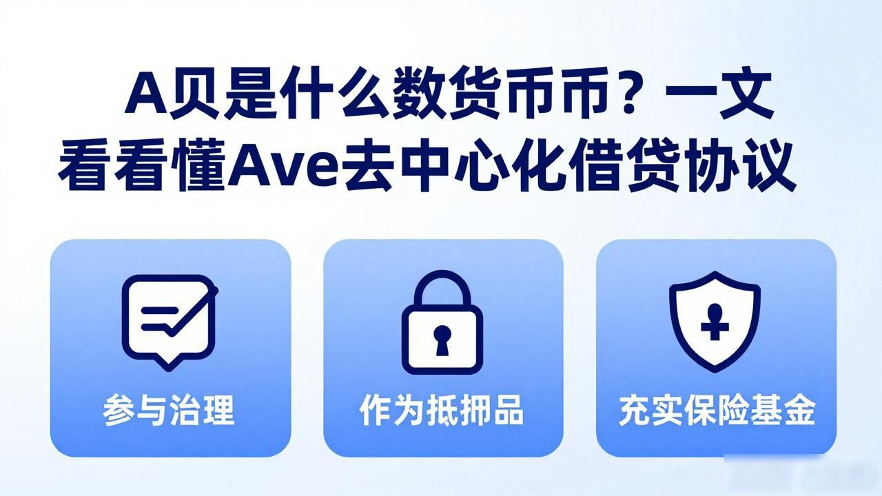 A贝是什么数字货币？一文看懂Aave去中心化借贷协议