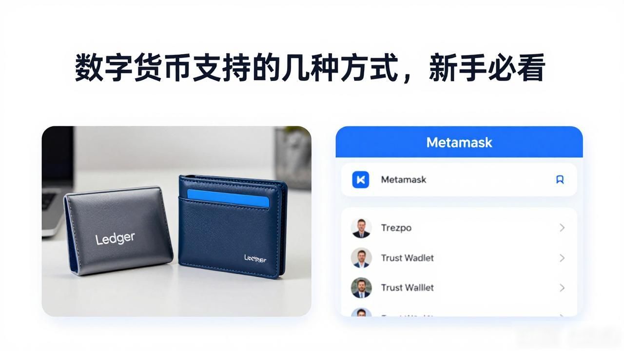 数字货币支持的几种方式，新手必看