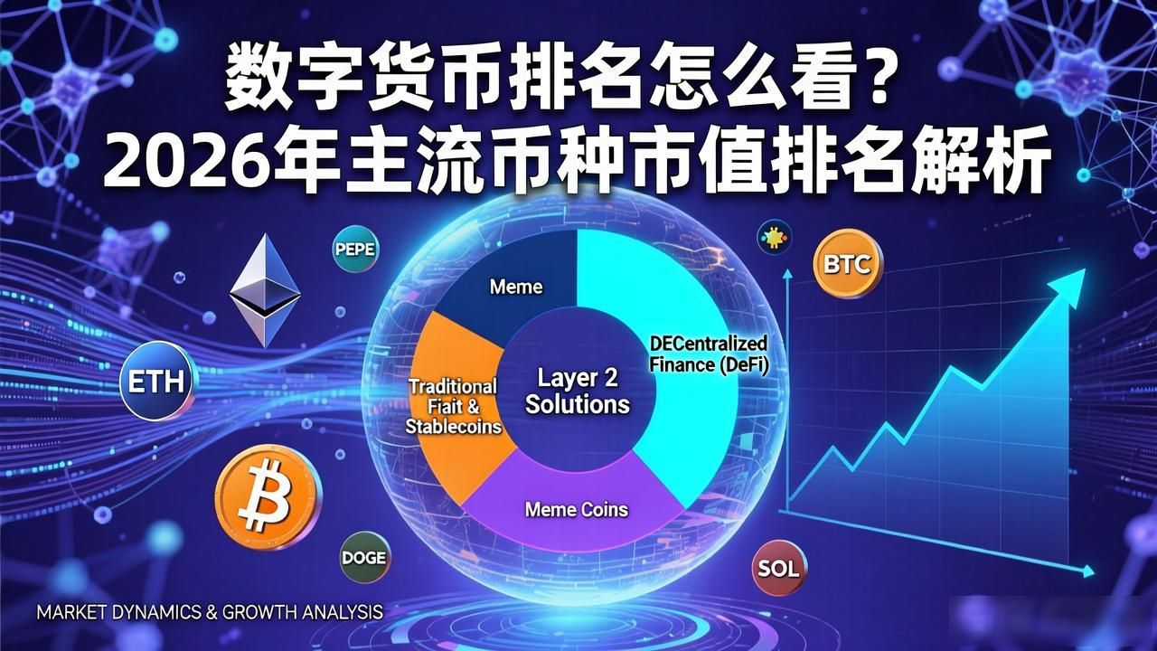 数字货币排名怎么看？2026年主流币种市值排名解析