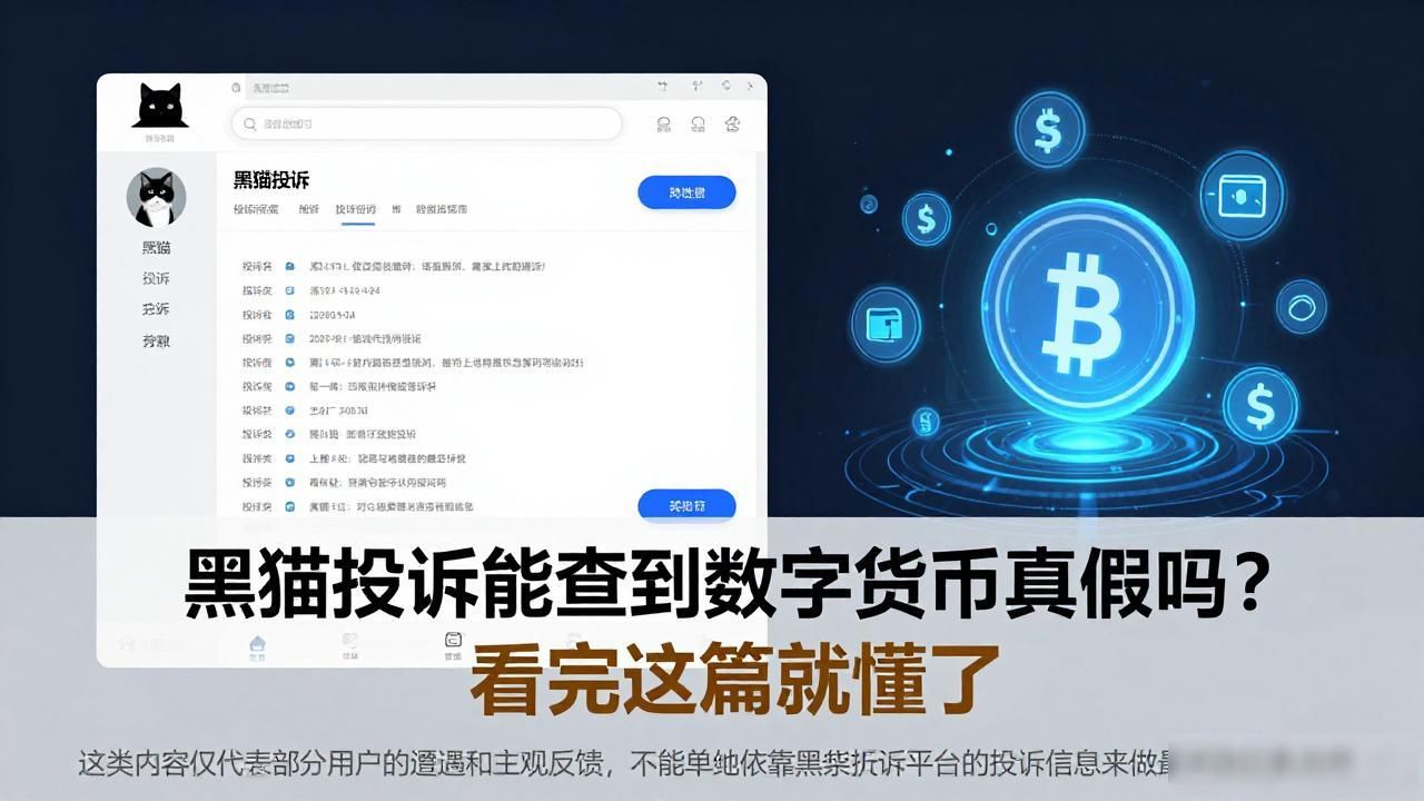 黑猫投诉能查到数字货币真假吗？看完这篇就懂了