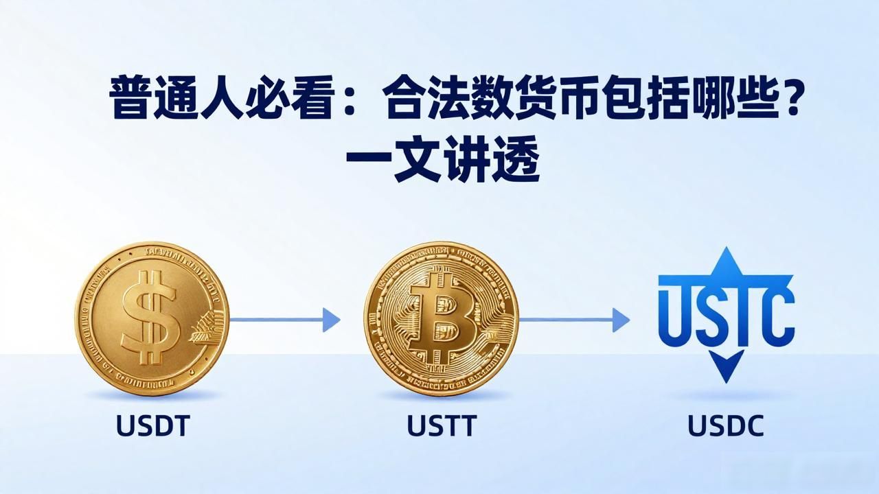 普通人必看：合法数字货币包括哪些？一文讲透