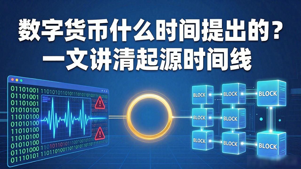 数字货币什么时间提出的？一文讲清起源时间线