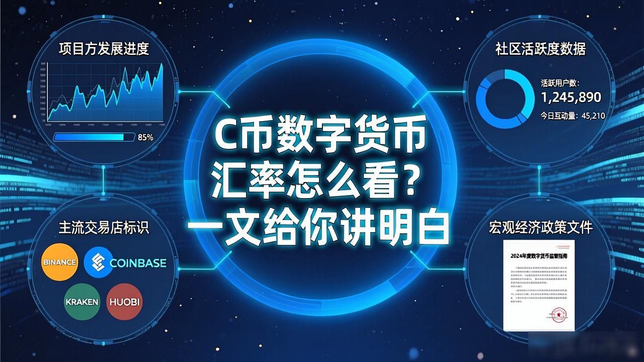 C币数字货币汇率怎么看？一文给你讲明白